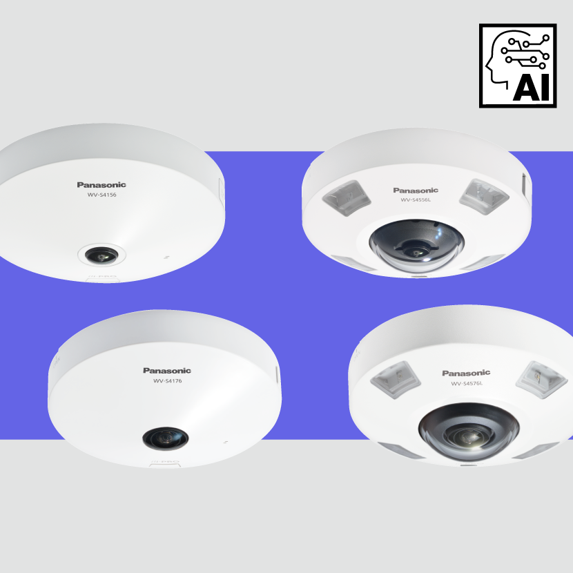 (In JP Only) i-PRO Has Added 4 Type Of New AI 360 Degree  Cameras to It's S-Series Line-up Together With 2 AI Applications Dedicated For Those Cameras