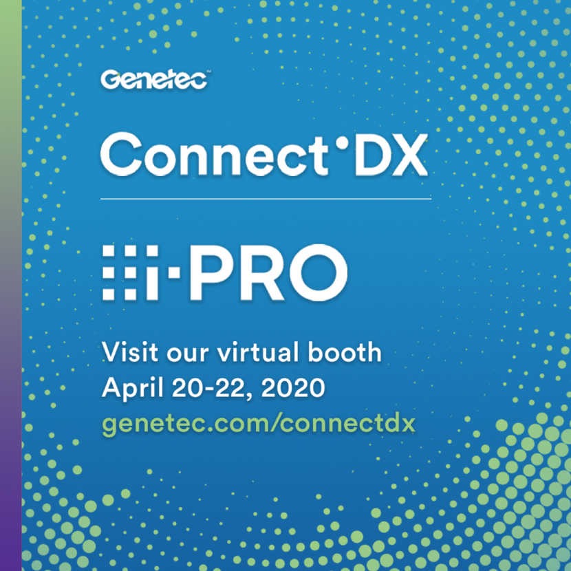 Panasonic i-PRO joining Genetec Connect DX virtual trade show.